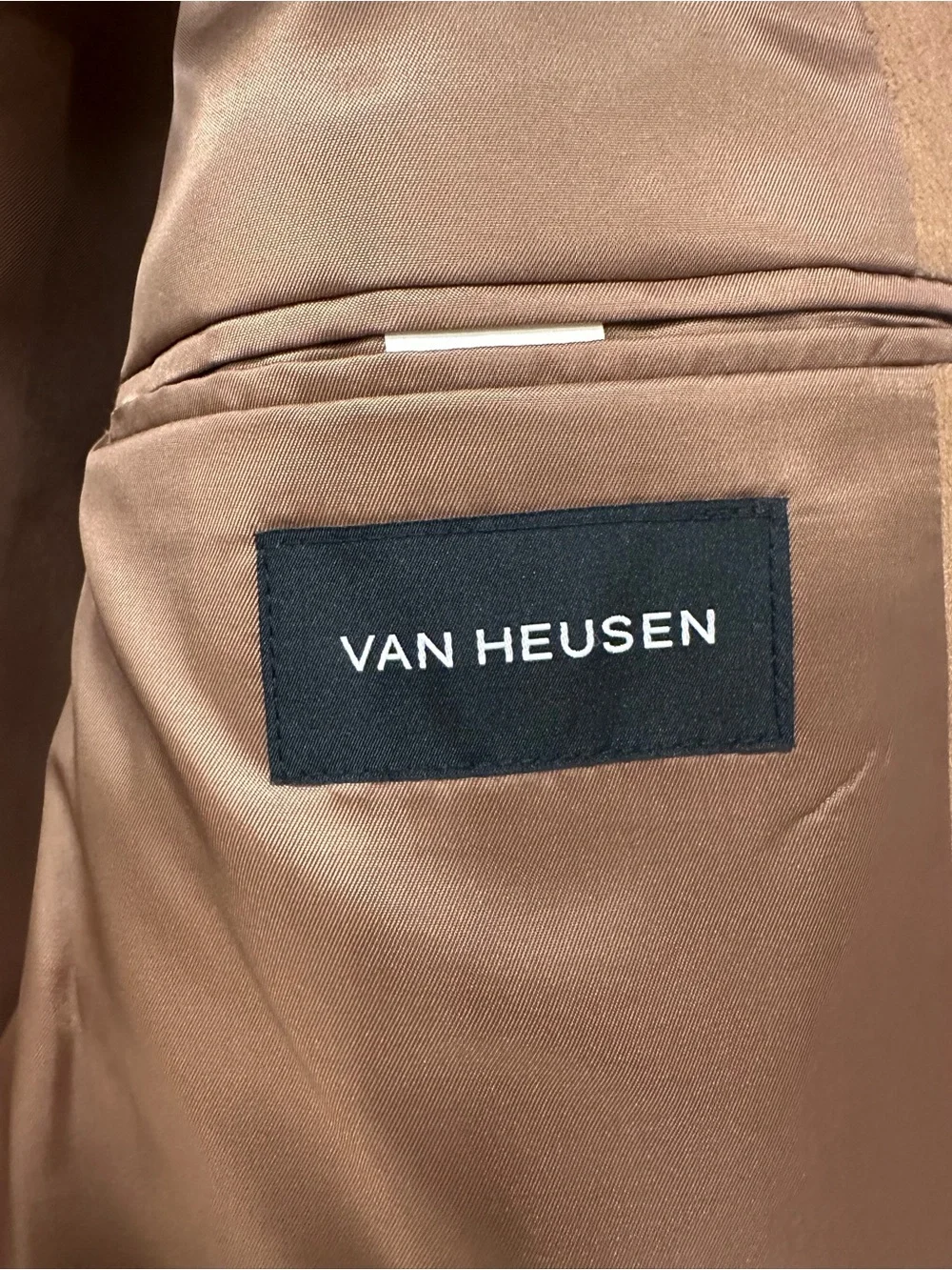 NWT Van Heusen Men's 42L Blazer Faux Suede Comfort Sport Coat Suit $200